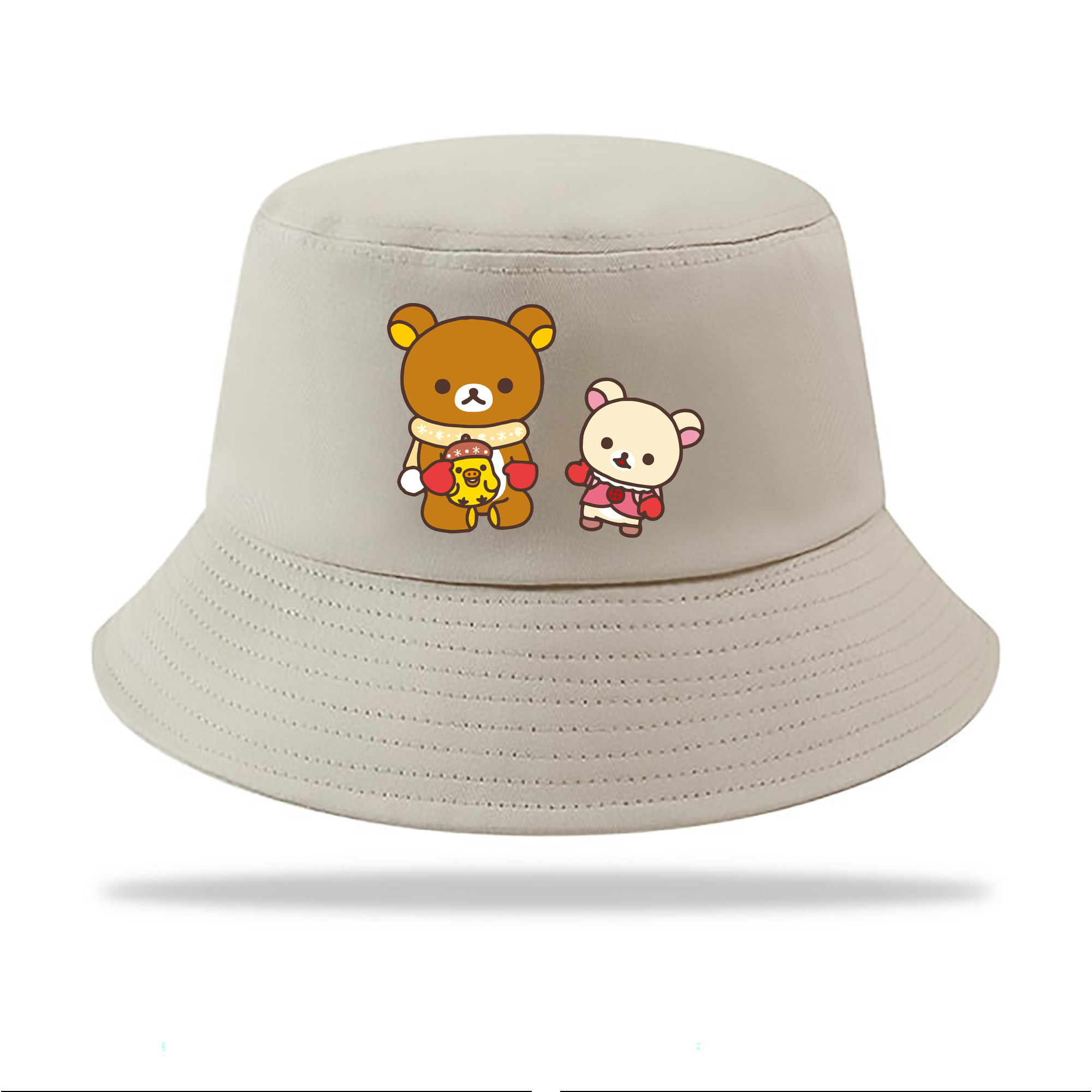 （画像用） リラックマ リラックマ キイロイトリ Rilakkuma Korilakkuma Kiiroitori アウトドア日除けバケットハット